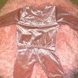2 piece velour set